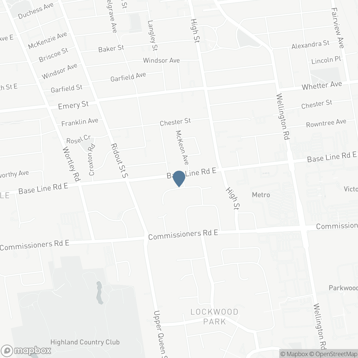 467 BASE LINE ROAD, London, Ontario N6C 2P5
